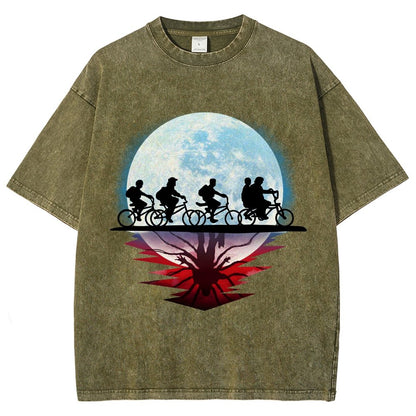 Strange Moon Vintage Distressed T-shirt