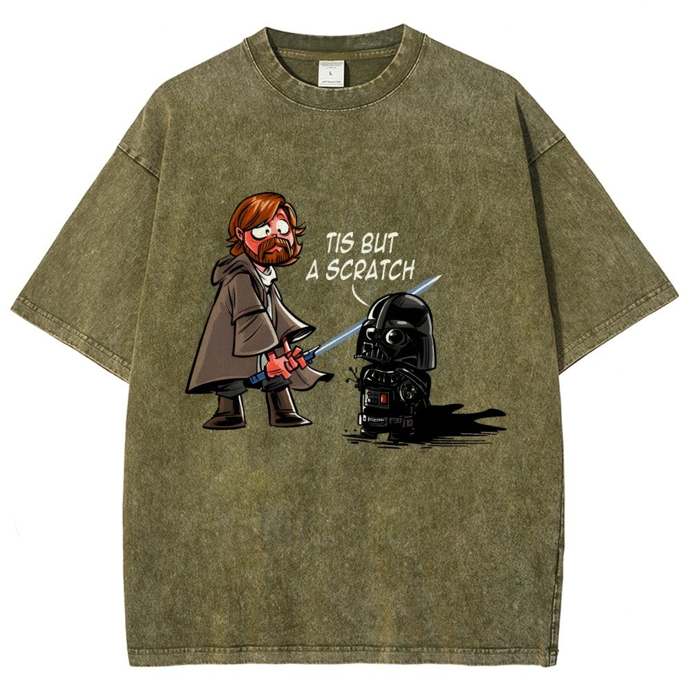 Scratch Clash Tis But A Scratch Vintage Distressed T-shirt