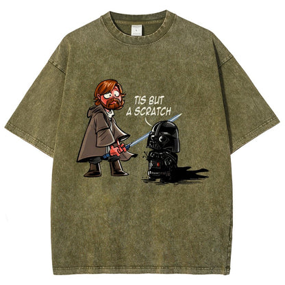 Scratch Clash Tis But A Scratch Vintage Distressed T-shirt