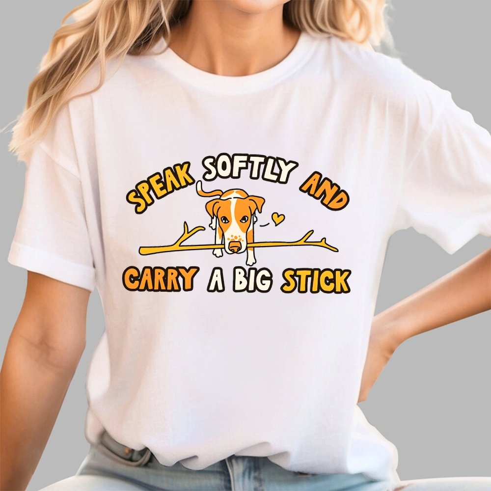 Speak Softly And Carry A Big Stick Geek T-Shirt