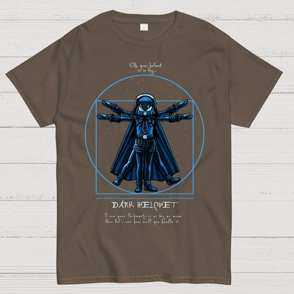 Vitruvian Helmet Geek T-Shirt