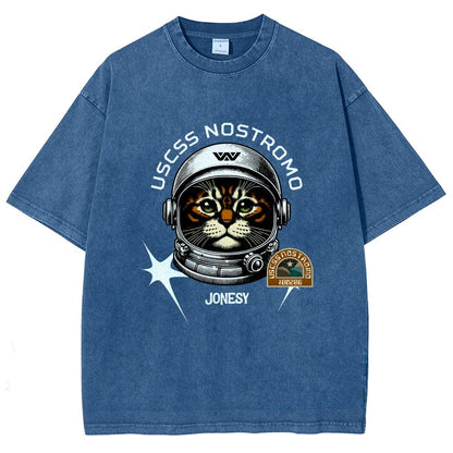 Jonesy The Space Cat Vintage Distressed T-shirt