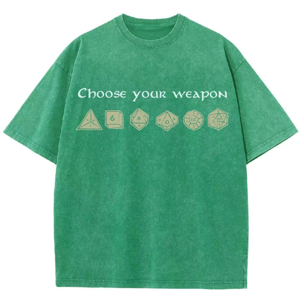 Choose your weapon Vintage Distressed T-shirt