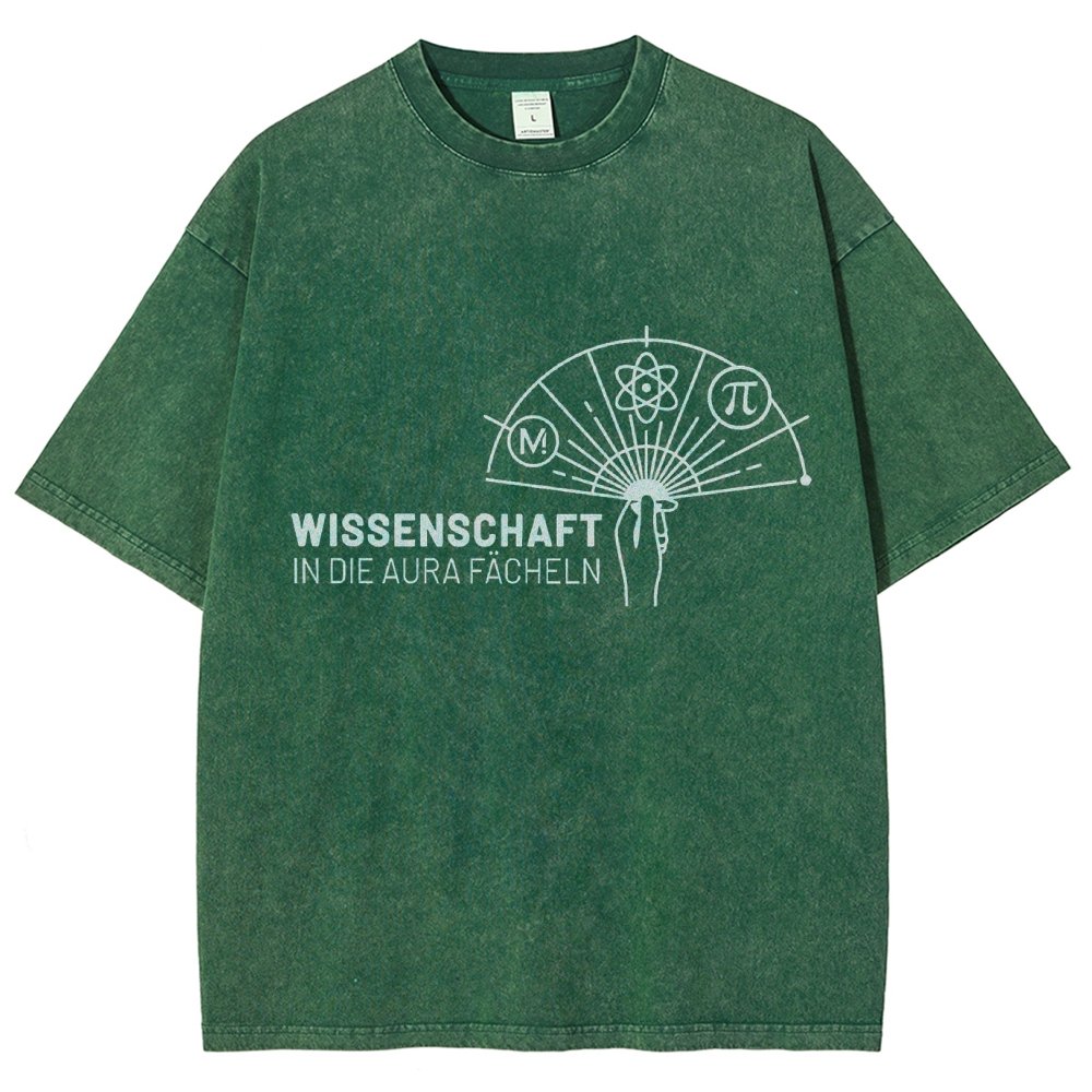 Wissenschaft in die Aura fächeln Vintage Distressed T-shirt