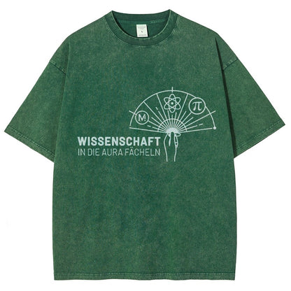 Wissenschaft in die Aura fächeln Vintage Distressed T-shirt