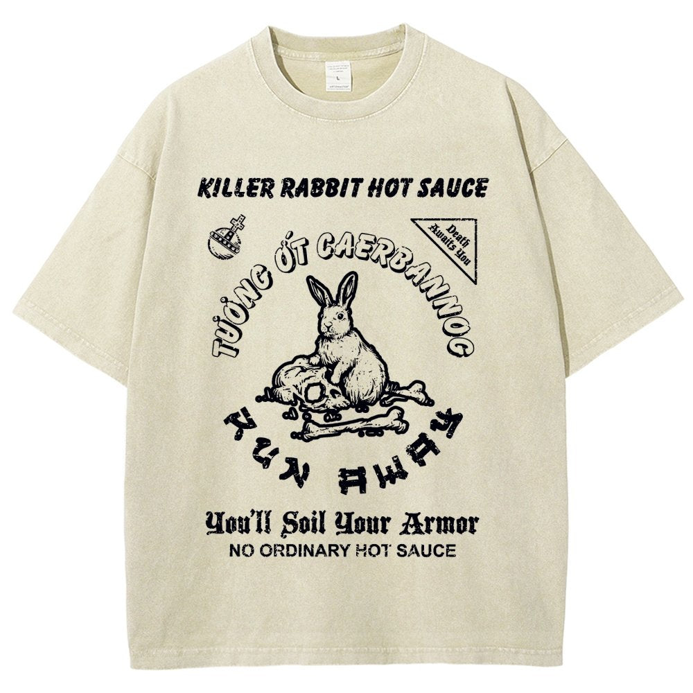 Killer Rabbit Hot Sauce Vintage Distressed T-shirt