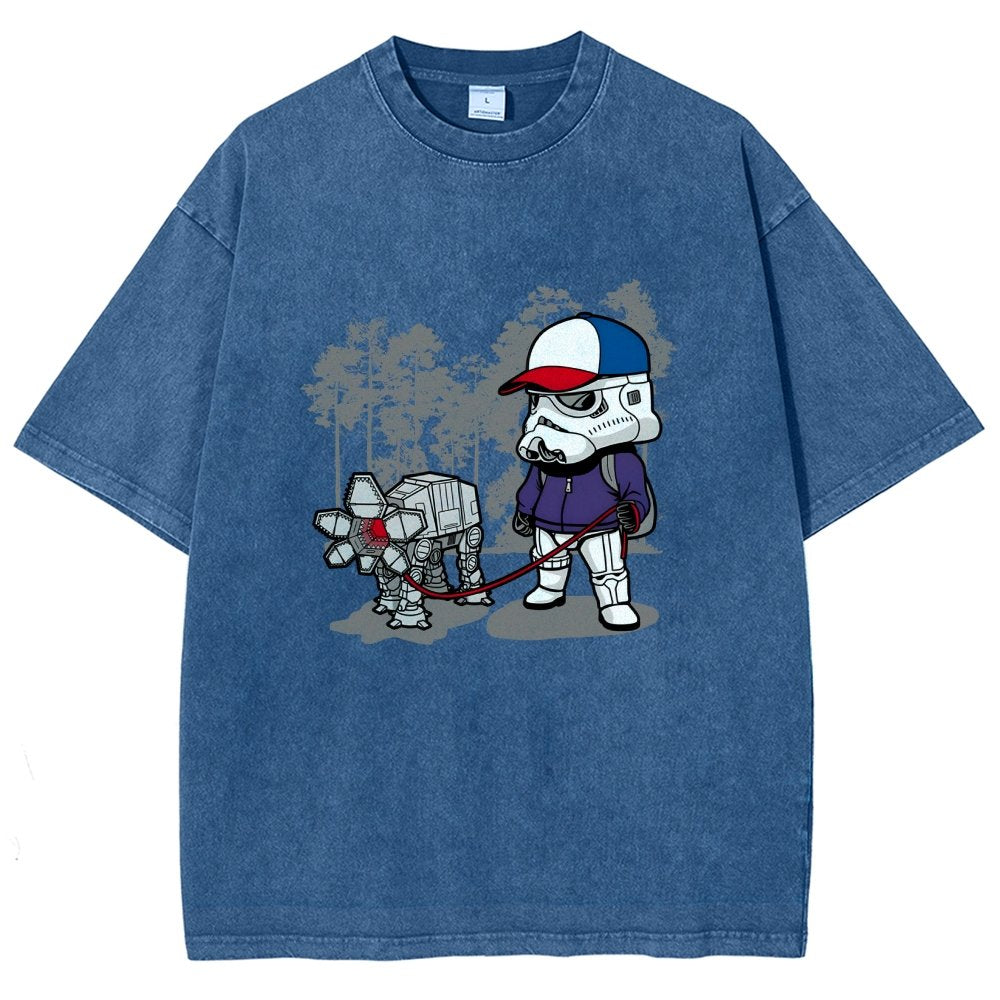 Stranger Duo Vintage Distressed T-shirt
