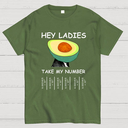Avocadro - Funny Avogadro's Number Geek T-Shirt