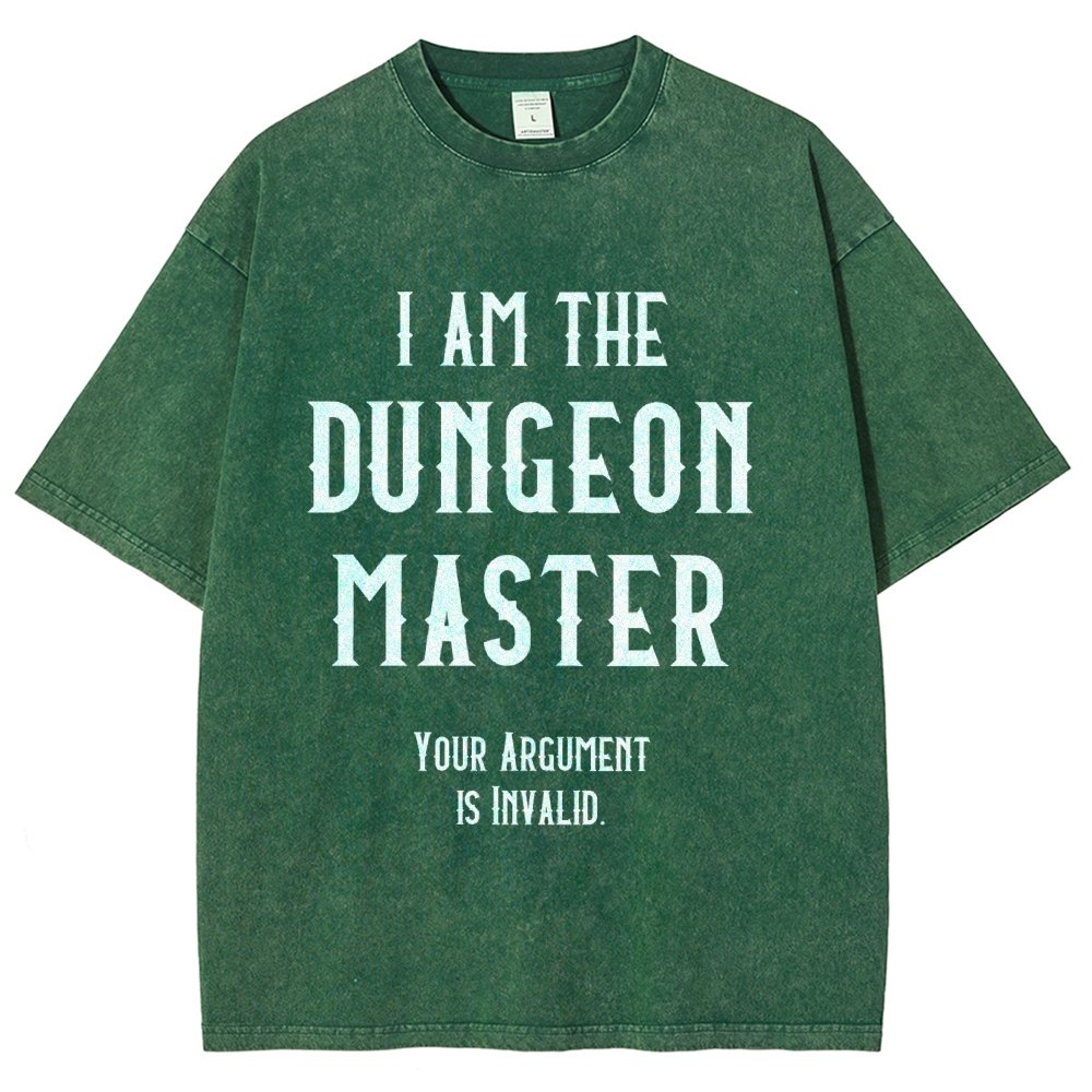 I am The Dungeon Master Nerd Vintage Distressed T-shirt