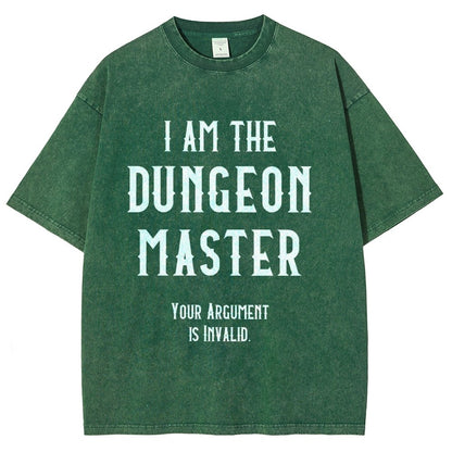 I am The Dungeon Master Nerd Vintage Distressed T-shirt