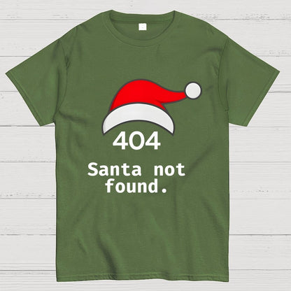 404 Santa Not Found computers joke Geek T-Shirt
