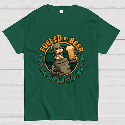 Fueled By Beer Geek T-Shirt