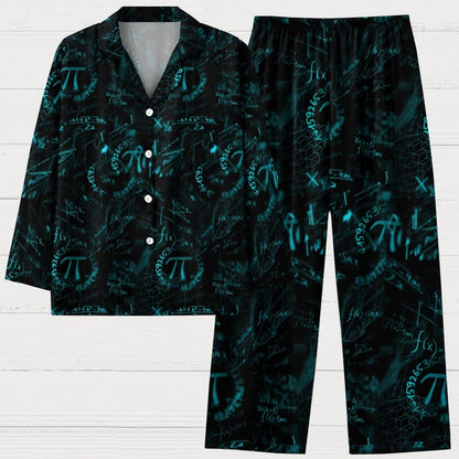 π Geek Long Sleeve Pajama Set