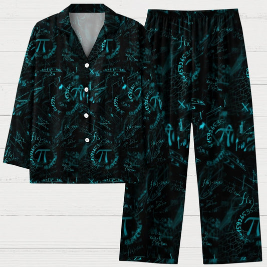 π Geek Long Sleeve Pajama Set
