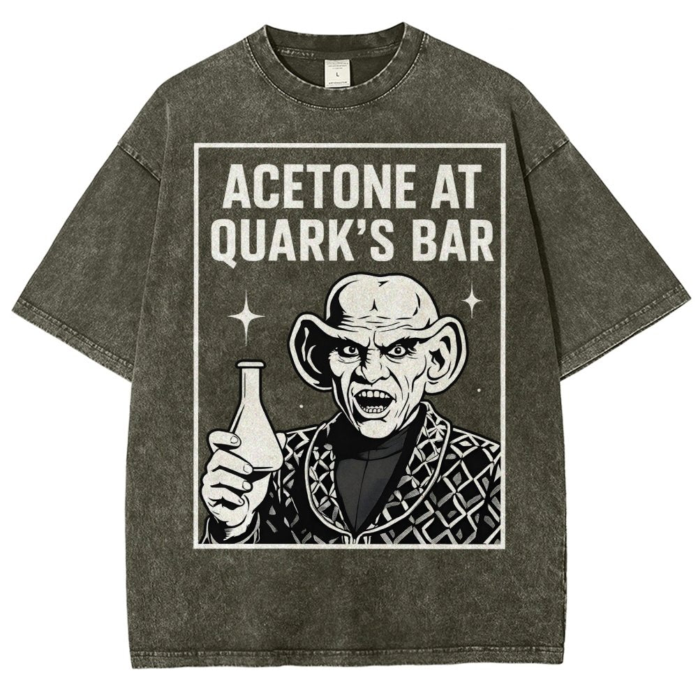 ACETONE AT A SPACE BAR Vintage Distressed T-shirt