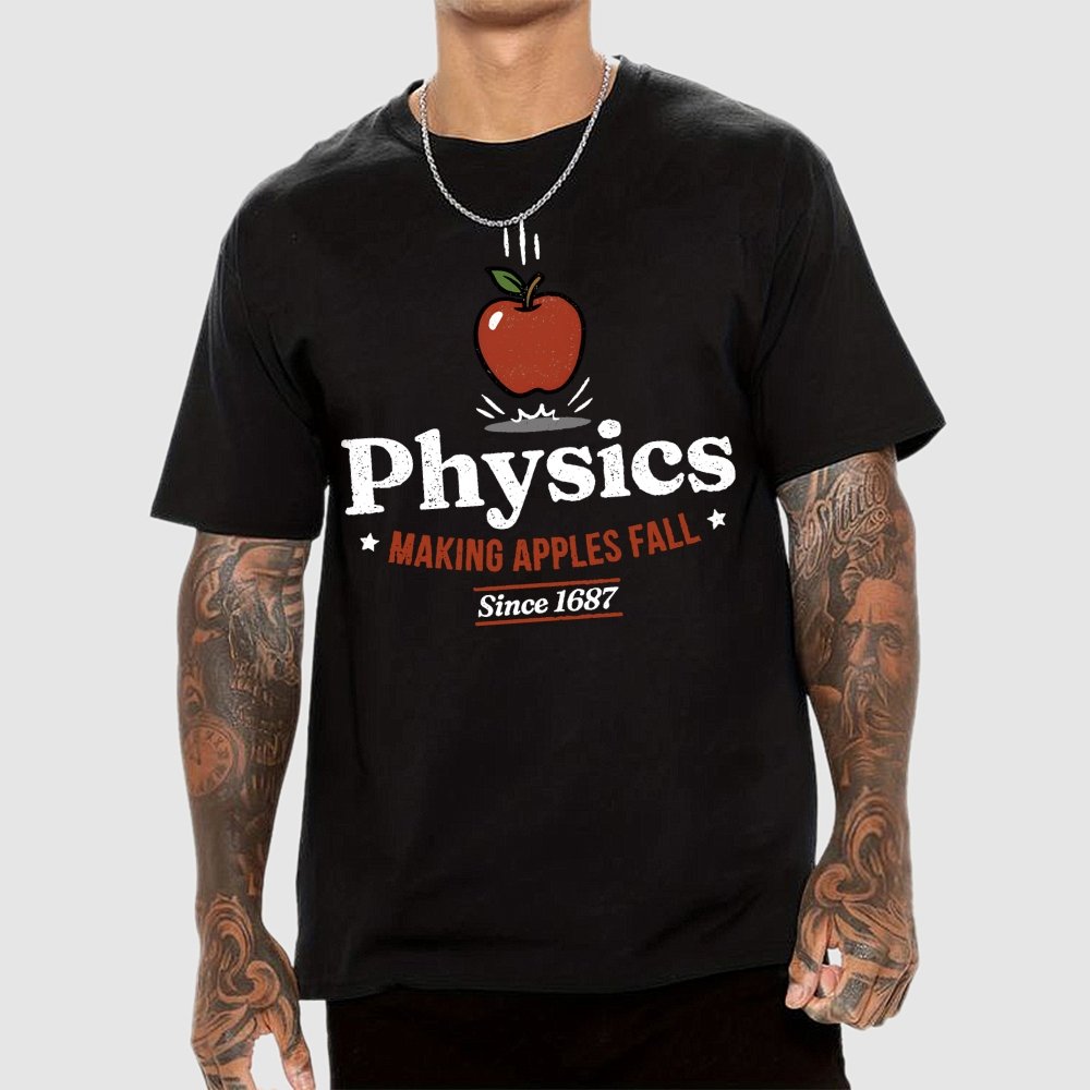 Apple Meets Physics Geek T-Shirt