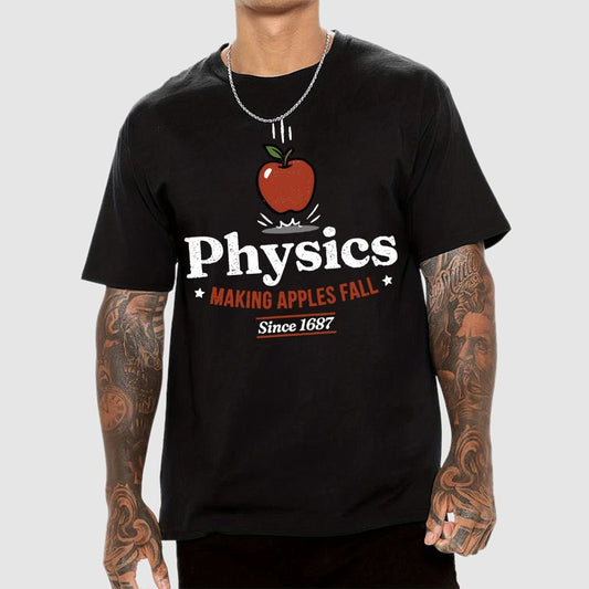 Apple Meets Physics Geek T-Shirt