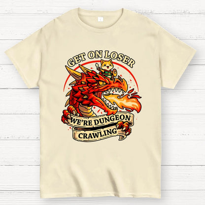 Dungeon Crawling Dragon Geek T-Shirt