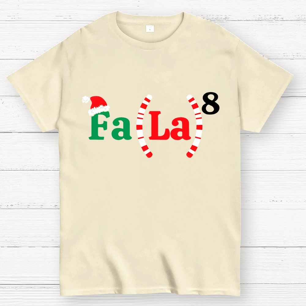 Fa La La La La Christmas Math Geek T-Shirt