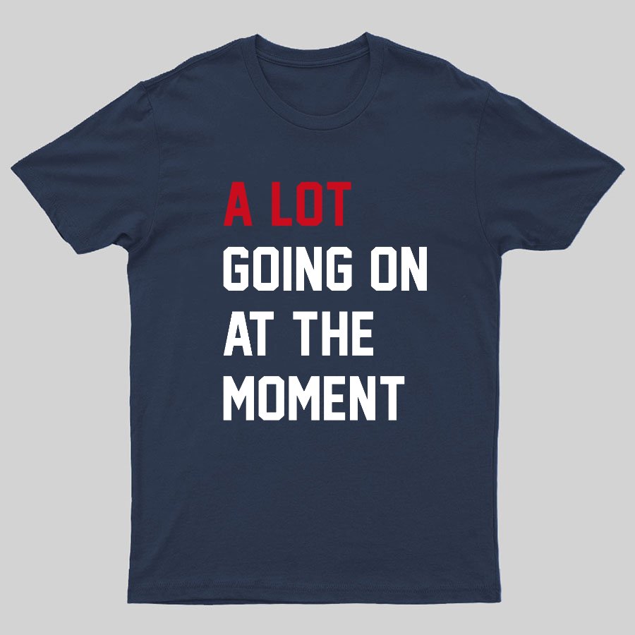 A Lot Going On at The Moment Geeky T-Shirt