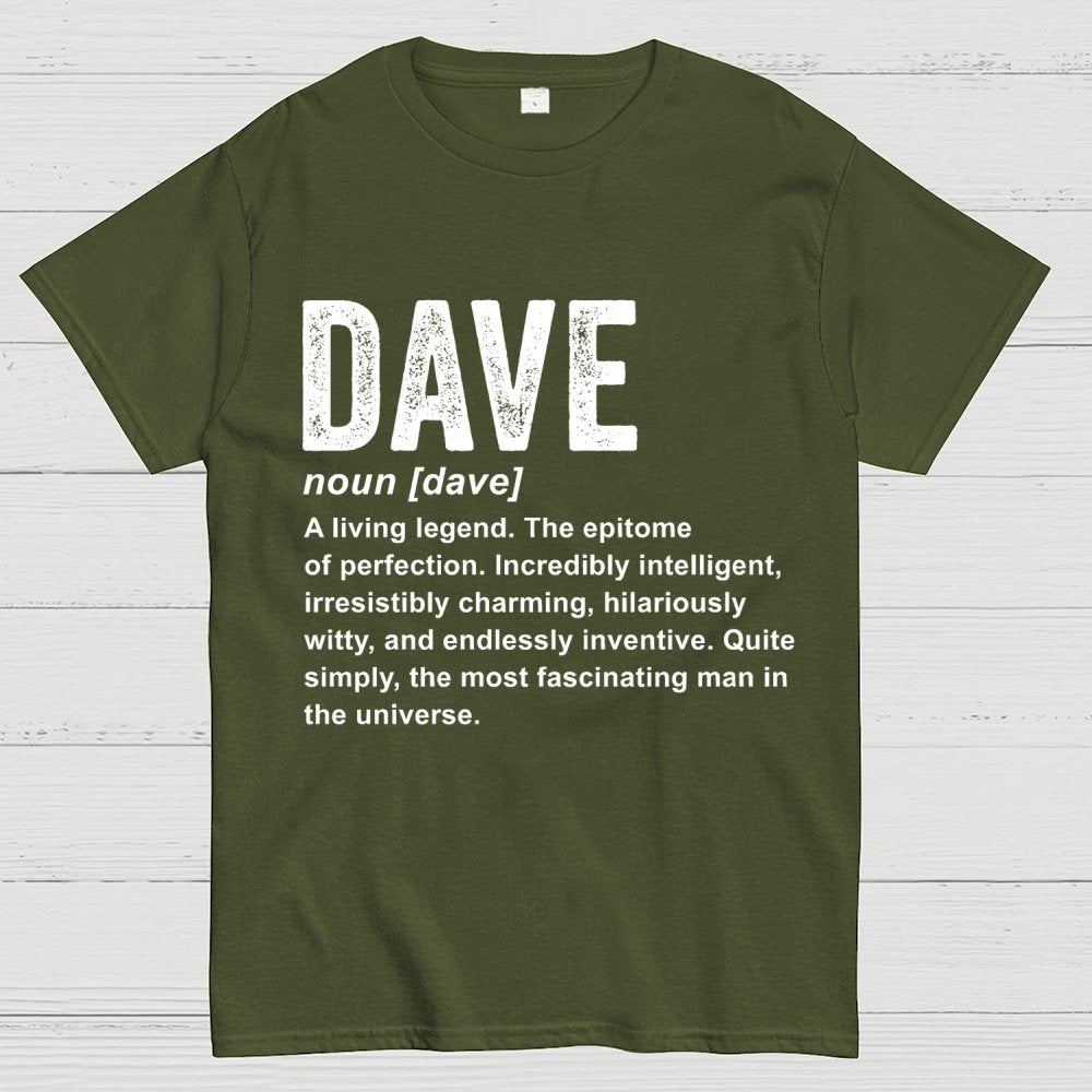 Dave Definition  Funny Dave Geek T-Shirt