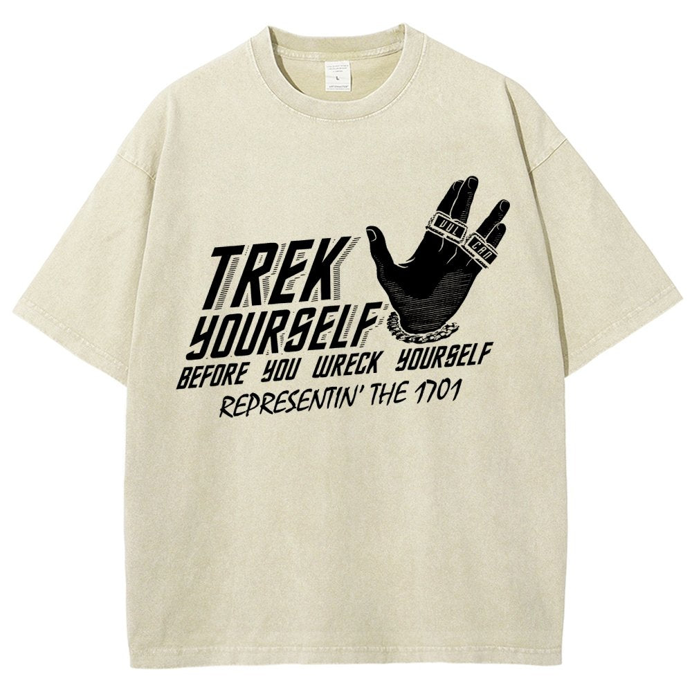 Travel Yourself Vintage Distressed T-shirt