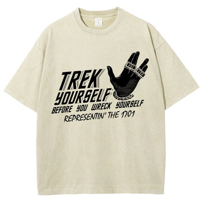 Travel Yourself Vintage Distressed T-shirt