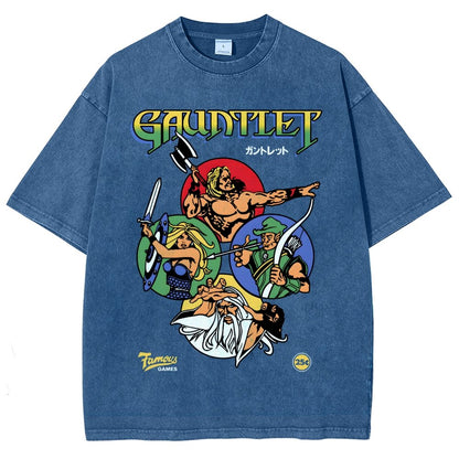 Gauntlet Retro Vintage Arcade Gaming Vintage Distressed T-shirt