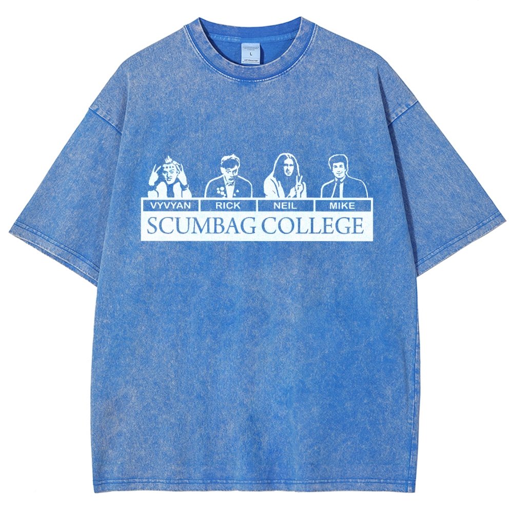Scumbag College  Vintage Distressed T-shirt 2509000242