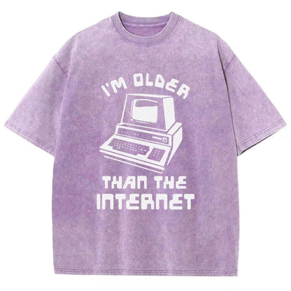 I Am Older Than The Internet Vintage Distressed T-shirt