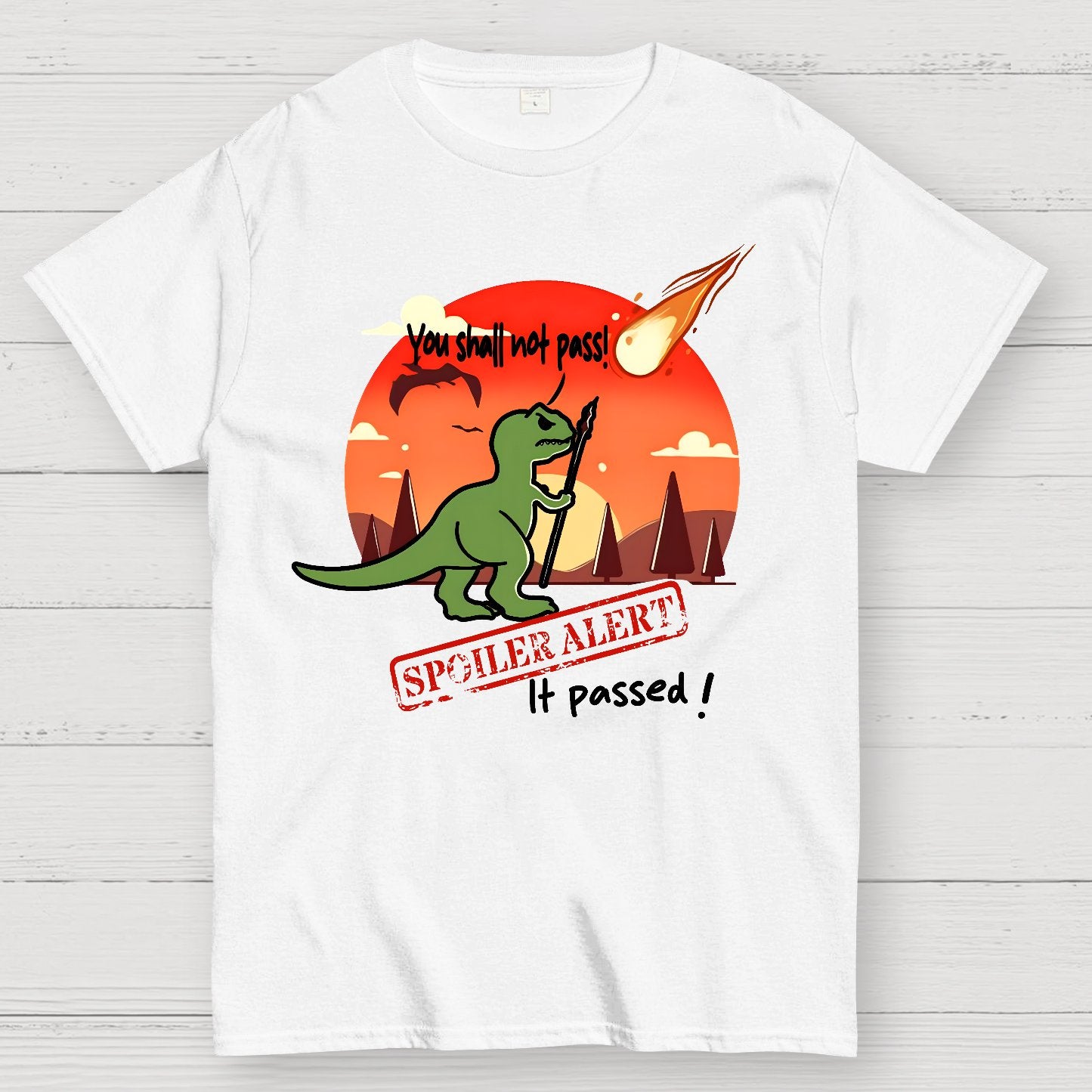 Spoiler alert You shall not proceed! Geek T-Shirt