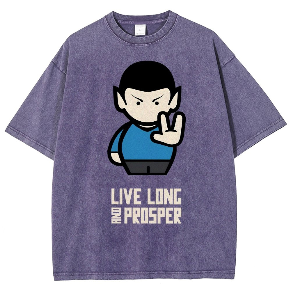 Live Long Vintage Distressed T-shirt