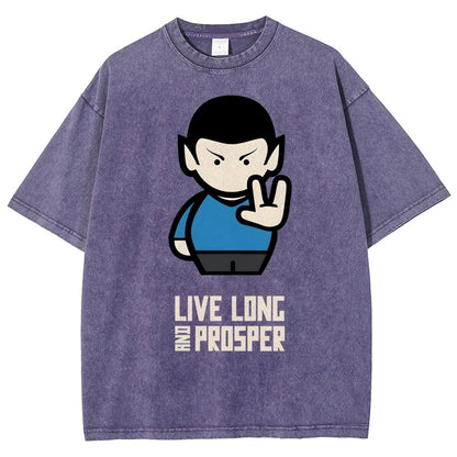 Live Long Vintage Distressed T-shirt