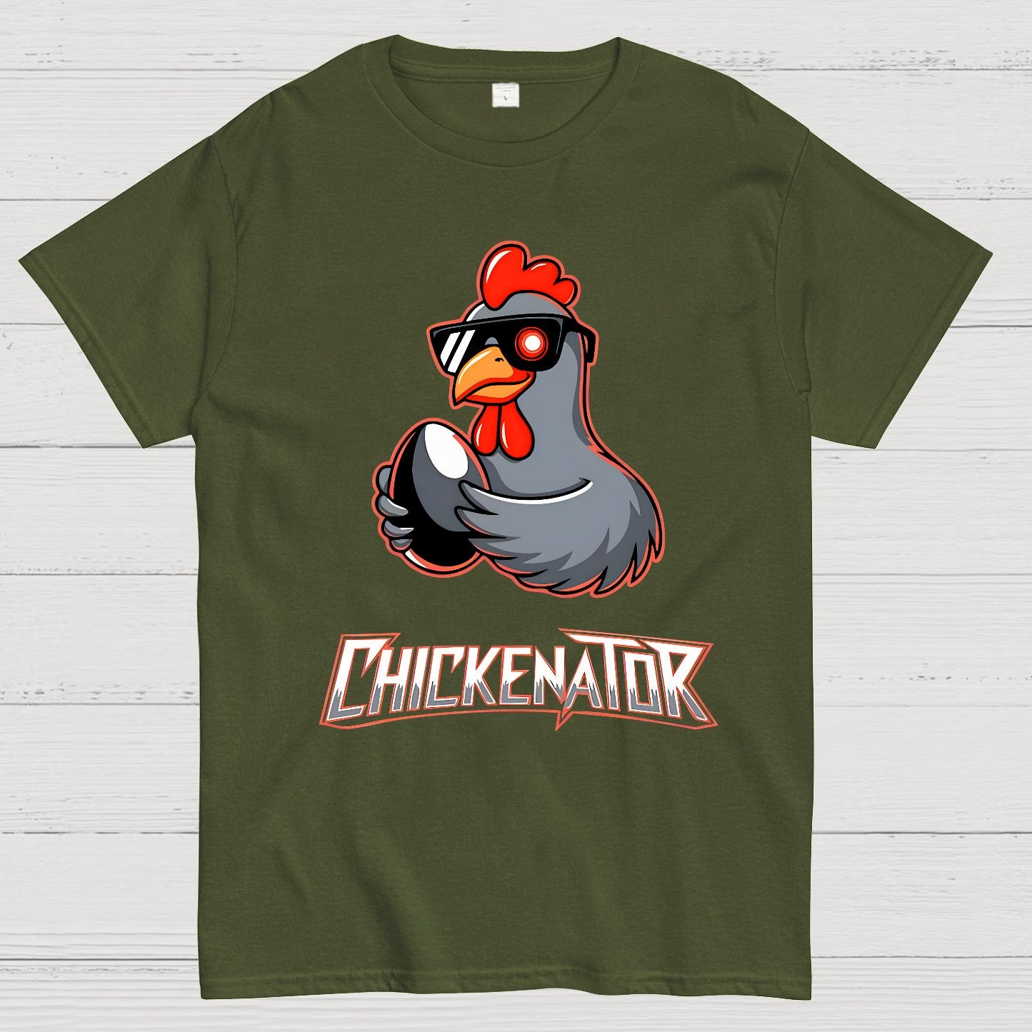 Chickenator, The Future Chicken Geek T-Shirt