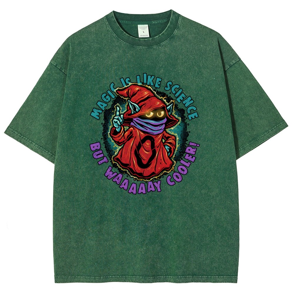 Magic Is Like Science Vintage Distressed T-shirt