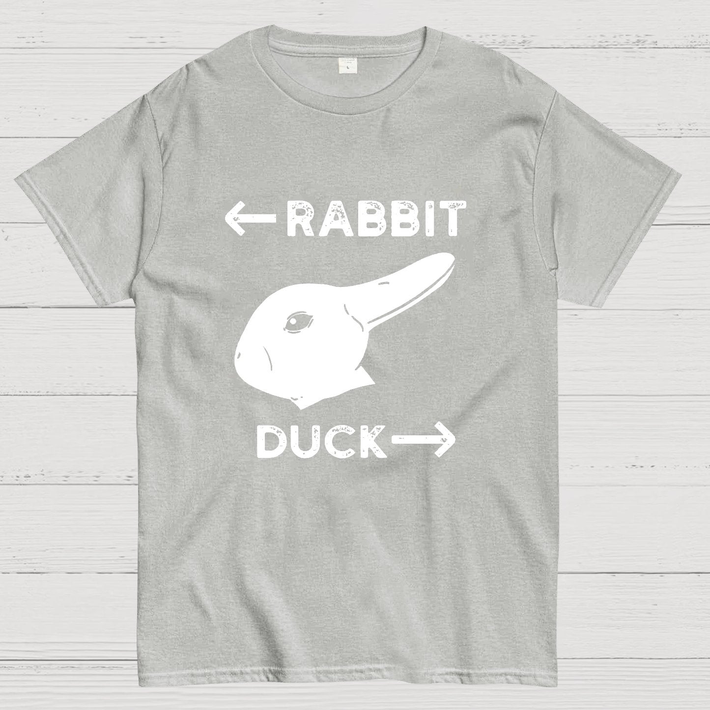 Wittgensteins Rabbit Duck Geeky T-Shirt