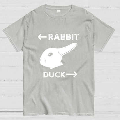 Wittgensteins Rabbit Duck Geeky T-Shirt