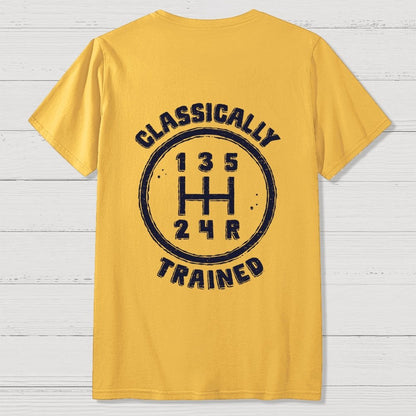 Classically Trained Front And Back Printing Geek T-Shirt