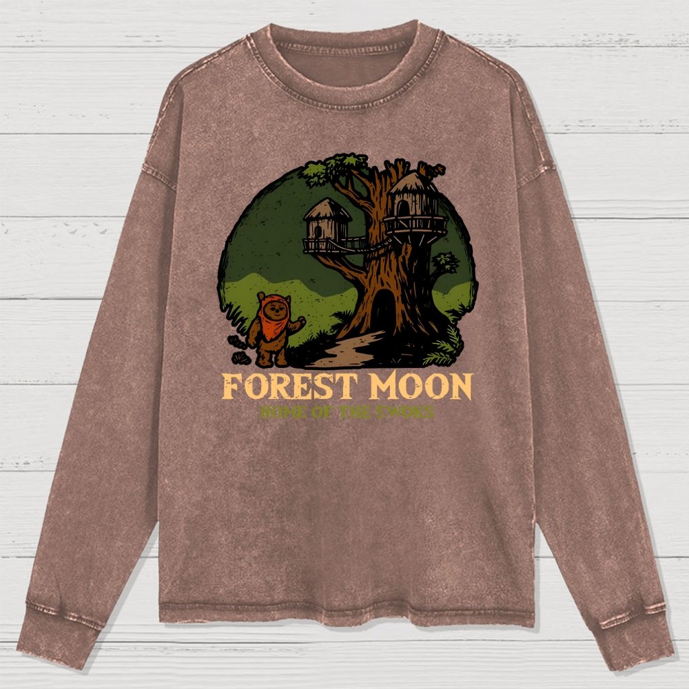 Woodland Glade Home Washed Long Sleeve Tee