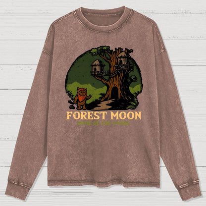 Woodland Glade Home Washed Long Sleeve Tee