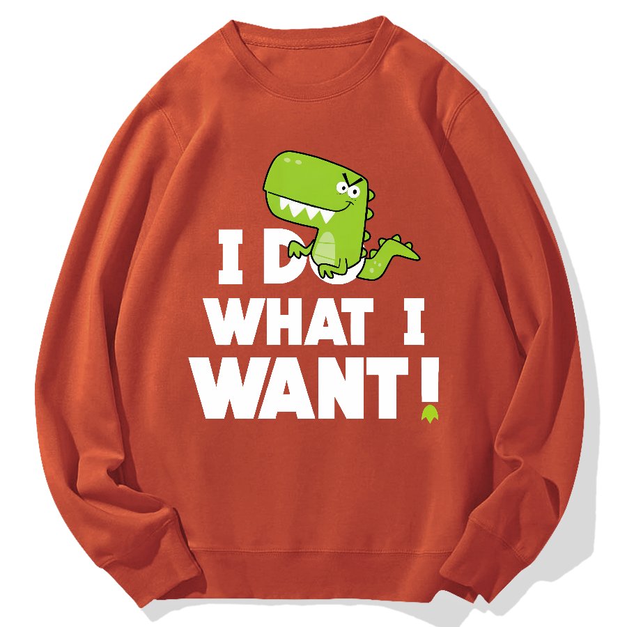 I Do What I Want Geek Cotton Sweatshirt