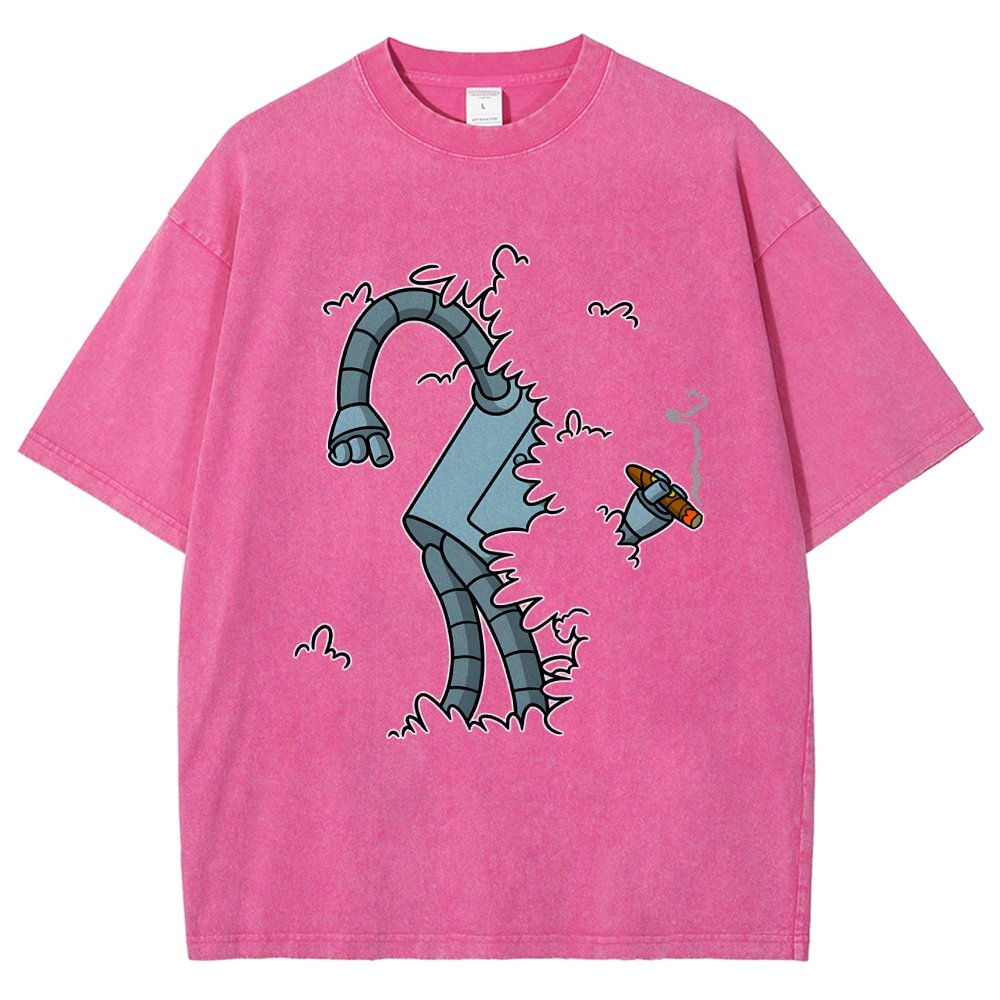 Bite My Shiny Metal Thing Vintage Distressed T-shirt