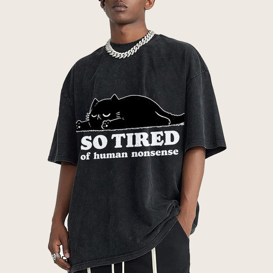 So Tired Vintage Distressed T-shirt