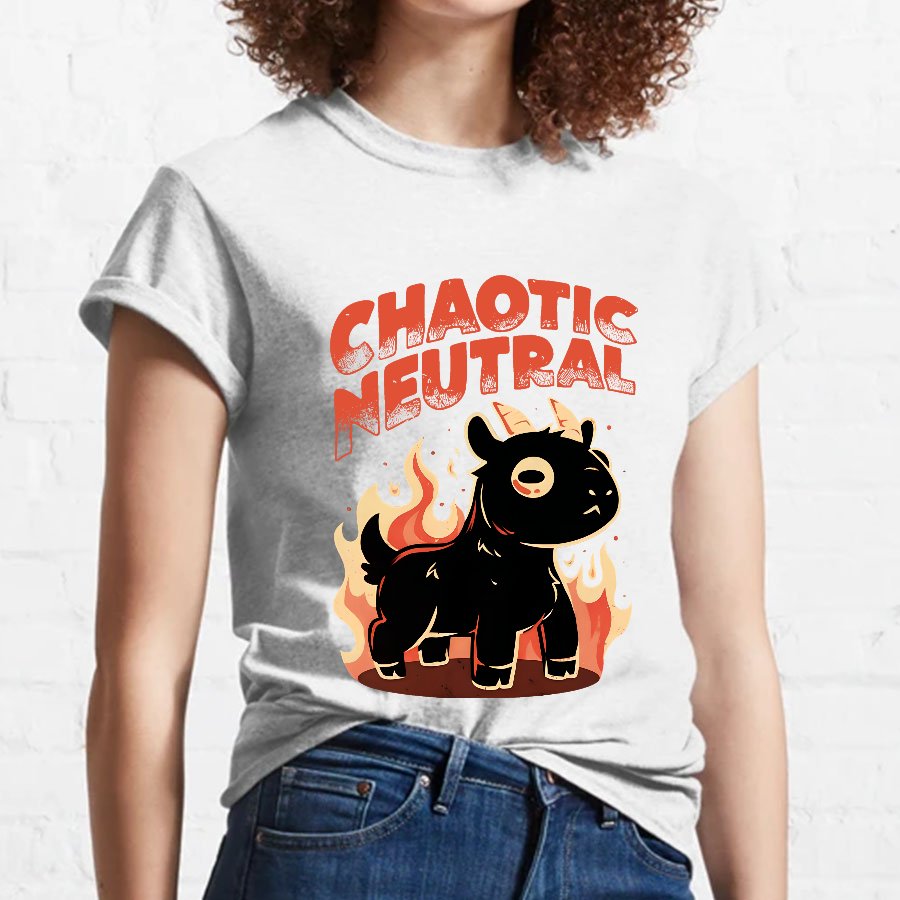 Chaotic Neutral Nerdy T-Shirt