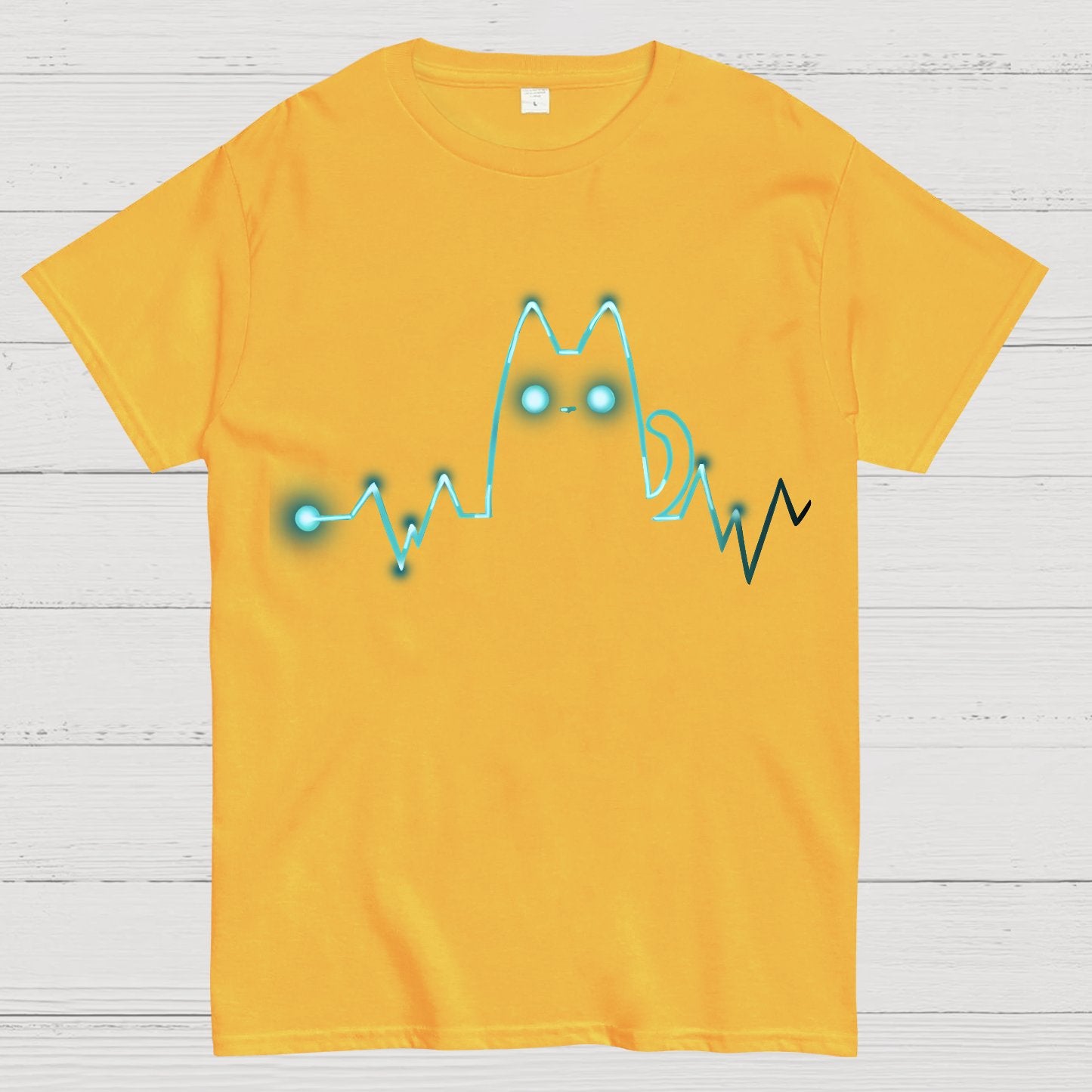 Heart Cat Beat Geek T-Shirt