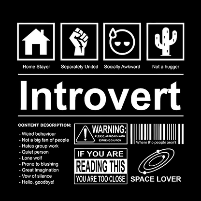 Introvert Label Geek T-Shirt