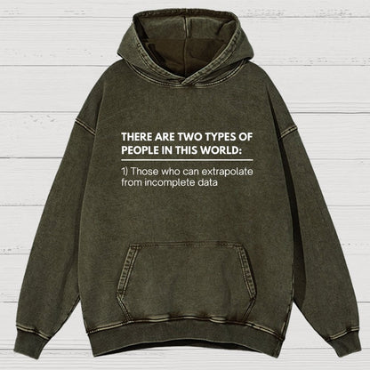 Incomplete Data  Extrapolate Vintage Distressed Hoodie