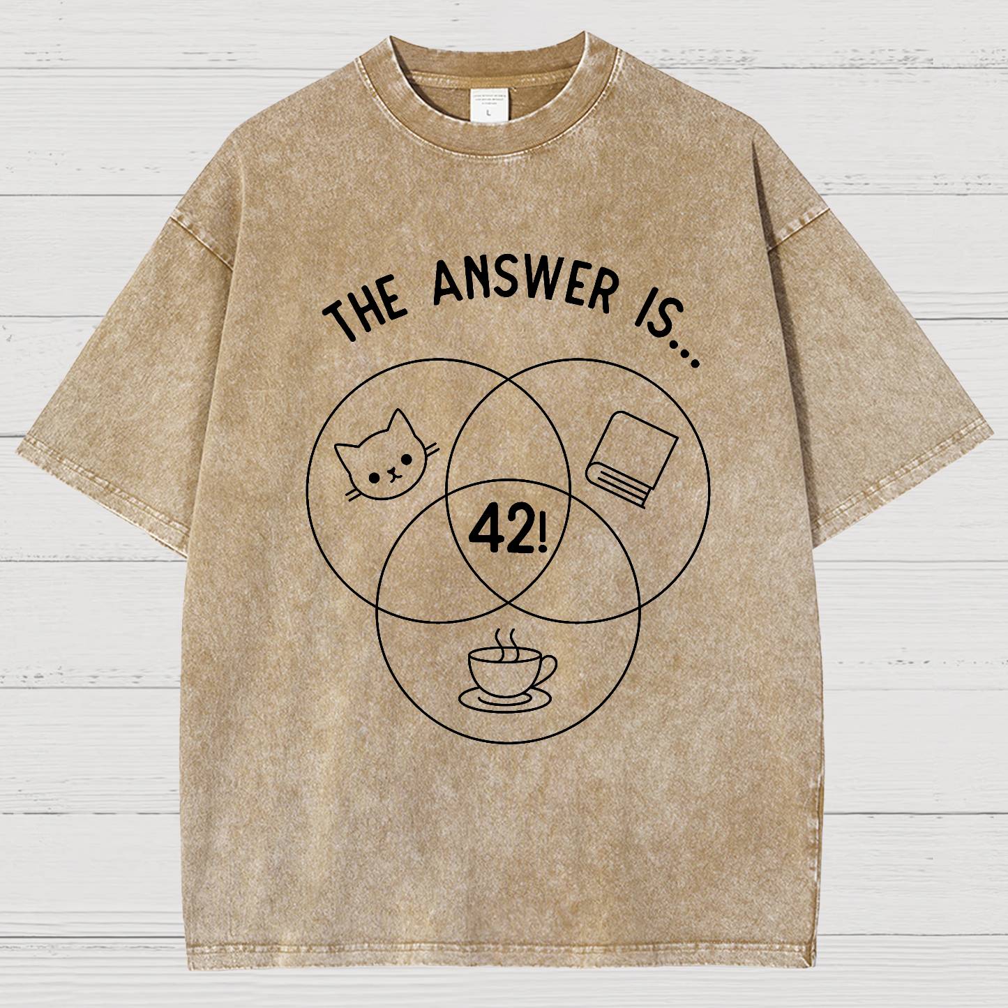 42 Cats Vintage Distressed T-shirt