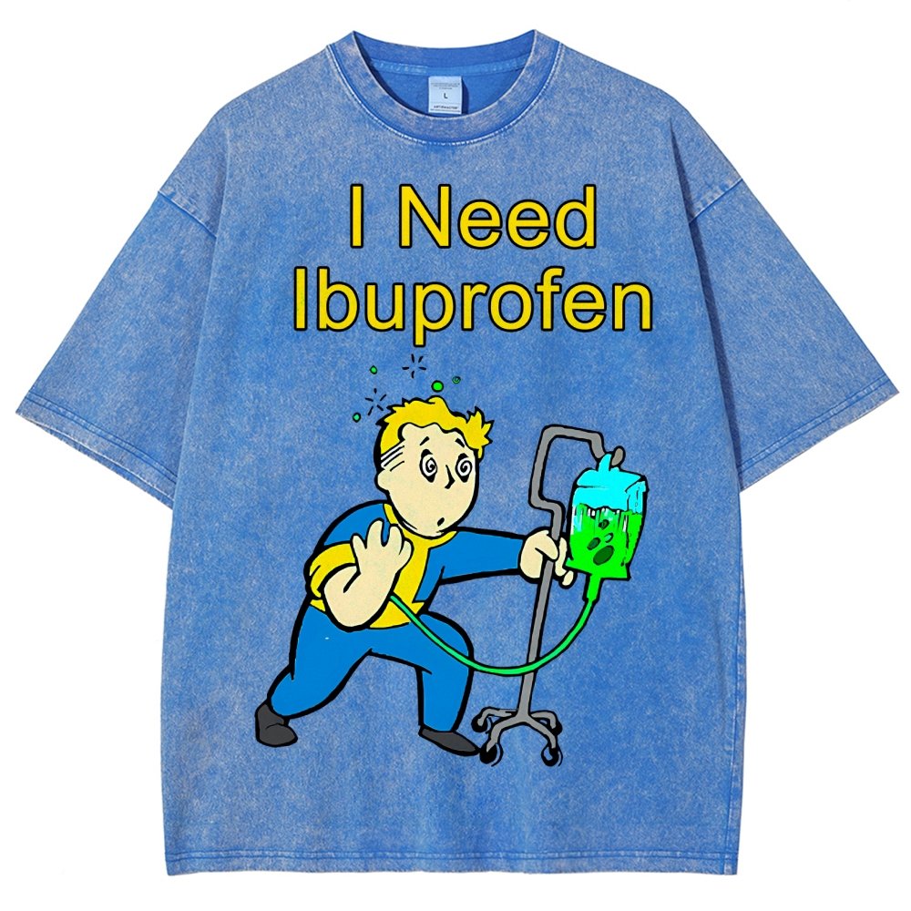I Need One More Ibuprofen Vintage Distressed T-shirt