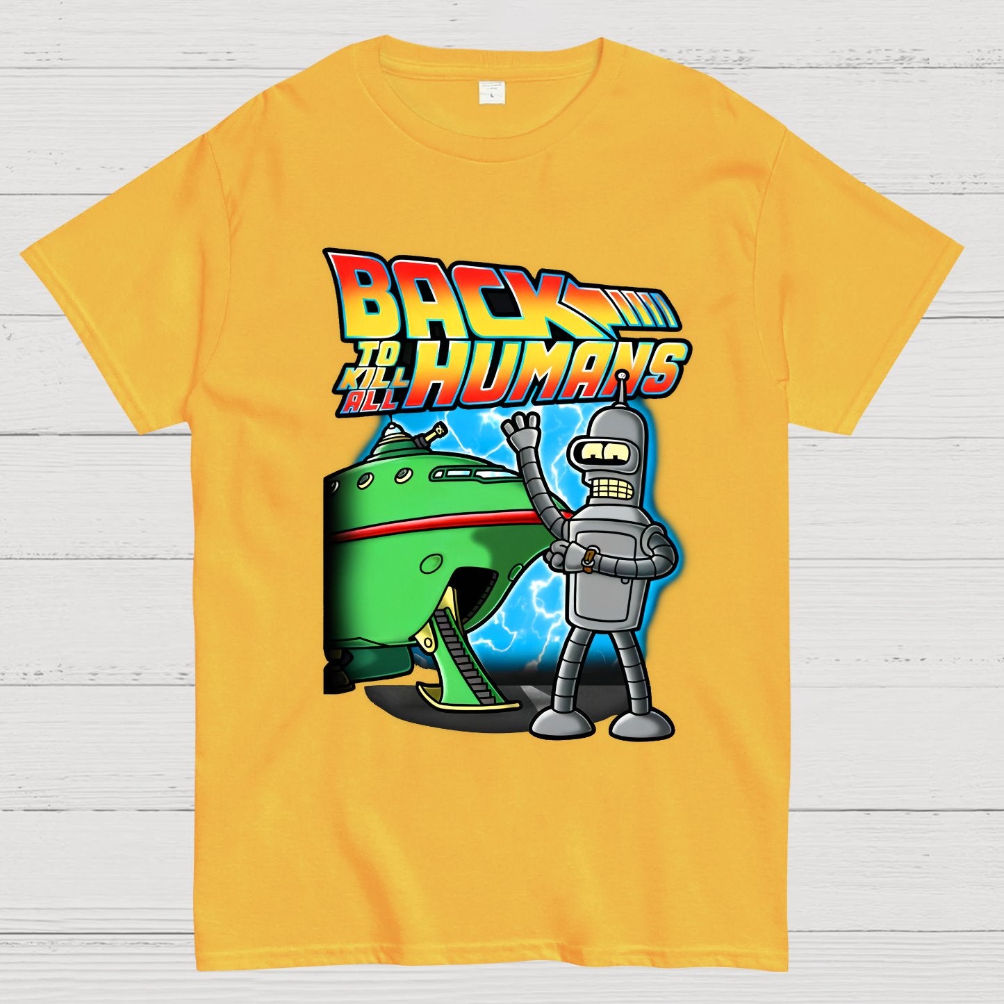 Back To Kill All Humans Nerdy T-Shirt